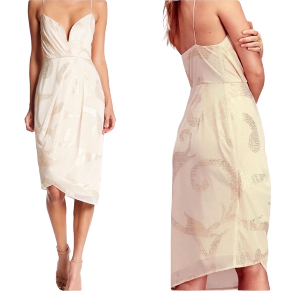 Free People Pretty Tough Venus Draped Midi Dress